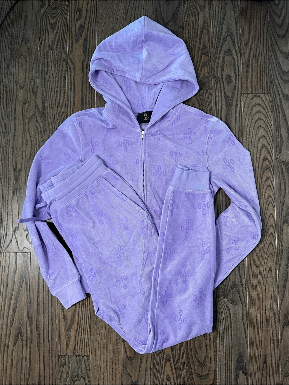 OVO Lavender Hooded Zip Jacket & Joggers Set
